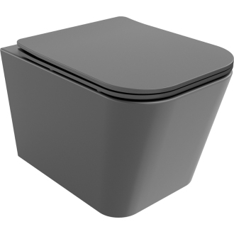 Mexen TEO WC misa Rimless Duroplast + sedátko, tmavosivý mat 30854071