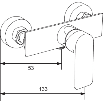 Sprchový set Mexen Alexa DS62, čierny - 71214DS62-70