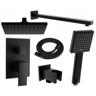 Mexen Uno DR45 podomietkový sprchový set, čierny - 71435DR45-70