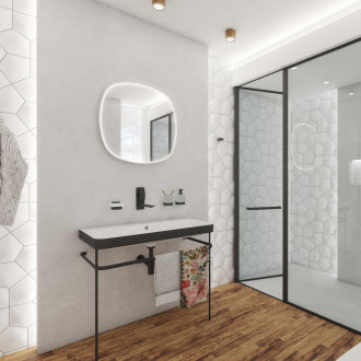 Nimco ZP 27001R Oválne LED zrkadlo pr. 700