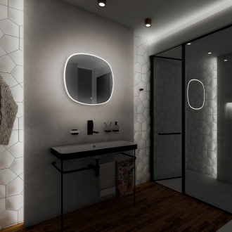 Nimco ZP 27001R Oválne LED zrkadlo pr. 700