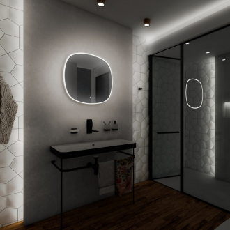Nimco ZP 27001R Oválne LED zrkadlo pr. 700