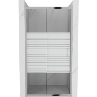 Mexen Apia posuvné sprchové dvere 150 cm, lišty, chróm - 845-150-000-01-20