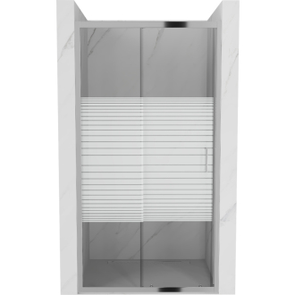 Mexen Apia posuvné sprchové dvere 145 cm, lišty, chróm - 845-145-000-01-20