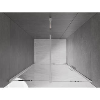Mexen Velar posuvné sprchové dvere 120 cm, transparentné, chróm - 871-120-000-01-01