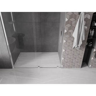 Mexen Velar posuvné sprchové dvere 140 cm, transparentné, chróm - 871-140-000-01-01