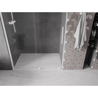 Mexen Velar posuvné sprchové dvere 150 cm, transparentné, biele - 871-150-000-01-20