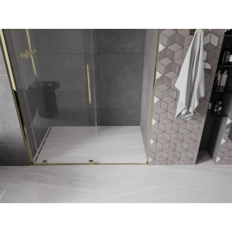Mexen Velar posuvné sprchové dvere 150 cm, priehľadné, zlaté - 871-150-000-01-50