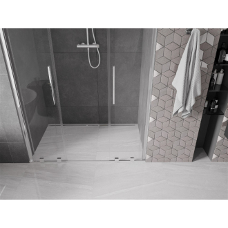 Mexen Velar Duo posuvné sprchové dvere 150 cm, transparentné, chróm - 871-150-000-02-01