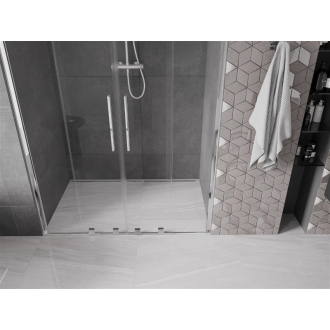 Mexen Velar Duo posuvné sprchové dvere 160 cm, transparentné, chróm - 871-160-000-02-01