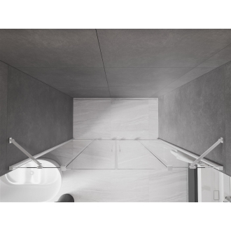 Mexen Velar Duo posuvné sprchové dvere 200 cm, transparentné, chróm - 871-200-000-02-01