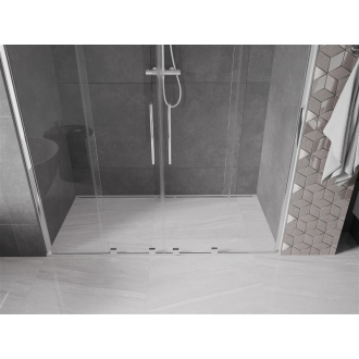 Mexen Velar Duo posuvné sprchové dvere 200 cm, transparentné, chróm - 871-200-000-02-01