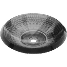 Mexen Heba sklenené umývadlo na dosku 45 x 45 cm, čierne - 24064570