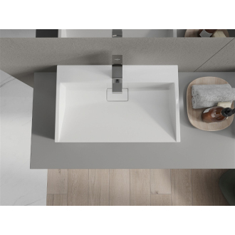 Mexen Ava umývadlo na dosku z konglomerátu 1/O 60 x 38 cm, biela - 23016001