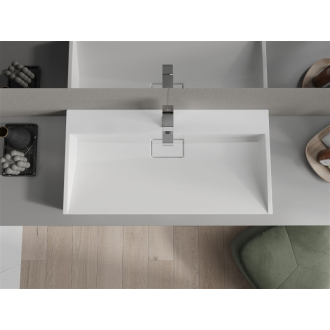 Mexen Ava umývadlo na dosku z konglomerátu 1/O 90 x 46 cm, biela - 23019001