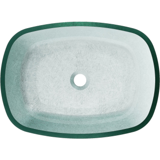 Mexen Araks sklenené umývadlo na dosku 54 x 39 cm, strieborné - 24155411
