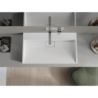 Mexen Ava umývadlo na dosku z konglomerátu B/O 80 x 46 cm, biela - 23018000