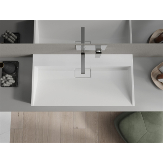 Mexen Ava umývadlo na dosku z konglomerátu B/O 90 x 46 cm, biela - 23019000