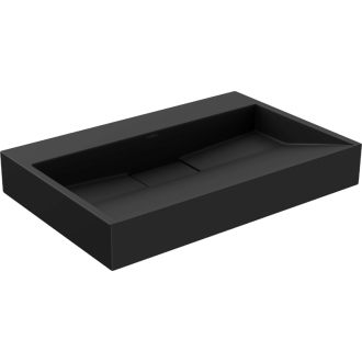 Mexen Ava umývadlo na dosku z konglomerátu B/O 70 x 46 cm, čierna - 23017070