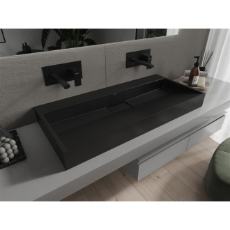 Mexen Ava umývadlo na dosku z konglomerátu B/O 100 x 46 cm, čierna - 23011070