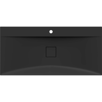 Mexen Poli umývadlo na dosku z konglomerátu 1/O 100 x 48 cm, čierna - 23021071