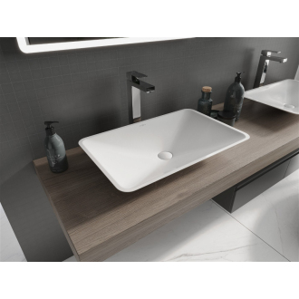 Mexen Esper umývadlo na dosku z konglomerátu 60 x 38 cm, biela - 23036001