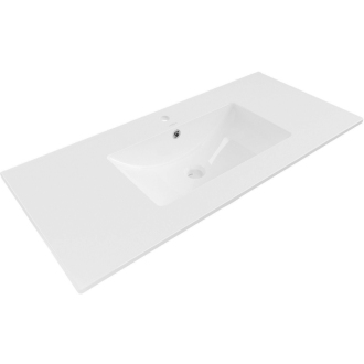 Mexen Atena drez zapustený do dosky 101 x 46 cm, biela - 25011000