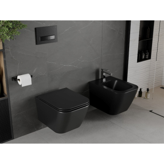 Závesný bidet Mexen Madox, matná čierna - 35155170