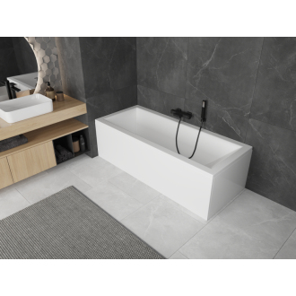 Mexen Cubik obdĺžniková vaňa 140 x 70 cm s plášťom, biela - 55031407000X