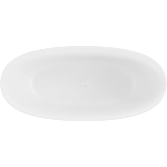Mexen Bari voľne stojaca vaňa z konglomerátu 165 x 75 cm, matná biela - 57221657500