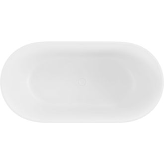 Mexen Rimini voľne stojaca vaňa z konglomerátu 150 x 75 cm, matná biela - 57241507500