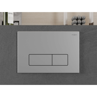 Mexen Fenix 13 Slim splachovacie tlačidlo, matný chróm - 601302