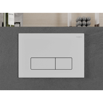 Mexen Fenix 13 Slim splachovacie tlačidlo, matná biela - 601320