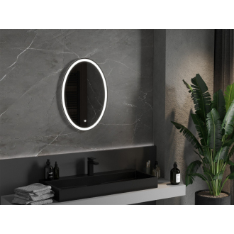 Mexen Elz osvetlené kúpeľňové zrkadlo 50 x 70 cm, LED 6000K, proti zaparovaniu - 9802-050-070-611-00