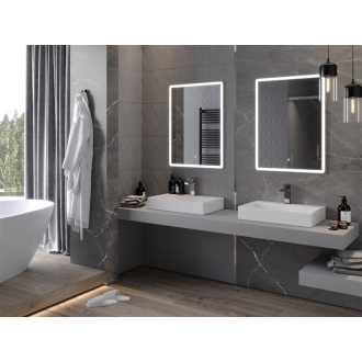 Mexen Navia osvetlené kúpeľňové zrkadlo 60 x 80 cm, LED 6000K, proti zaparovaniu - 9803-060-080-611-00