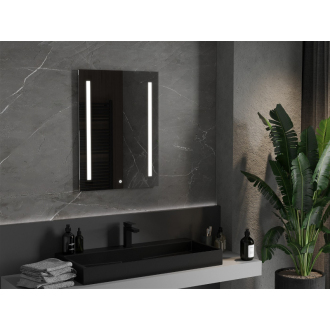 Mexen Remi osvetlené kúpeľňové zrkadlo 60 x 80 cm, LED 6000K, proti pare - 9804-060-080-611-00