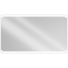 Mexen Nida osvetlené kúpeľňové zrkadlo 140 x 80 cm, LED 6000K, proti pare - 9806-140-080-611-00