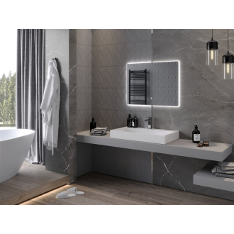 Mexen Sun osvetlené kúpeľňové zrkadlo 80 x 60 cm, LED 6000K, proti zaparovaniu - 9807-080-060-611-00