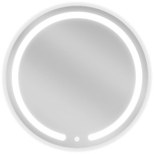 Osvetlené kúpeľňové zrkadlo Mexen Rose, okrúhle 60 cm, LED 6000K, proti zaparovaniu - 9810-060-060-611-00