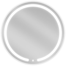 Osvetlené kúpeľňové zrkadlo Mexen Rose, okrúhle 70 cm, LED 6000K, proti zaparovaniu - 9810-070-070-611-00
