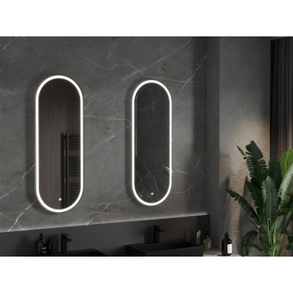 Mexen Bono osvetlené kúpeľňové zrkadlo 45 x 120 cm, LED 6000K, proti zaparovaniu - 9816-045-120-611-00