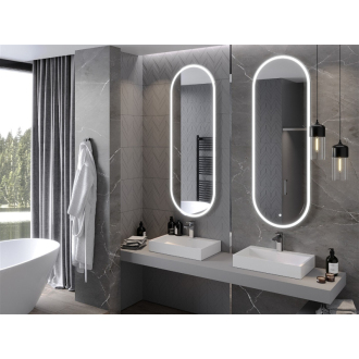 Osvetlené kúpeľňové zrkadlo Mexen Bono 55 x 155 cm, LED 6000K, proti zaparovaniu - 9816-055-155-611-00
