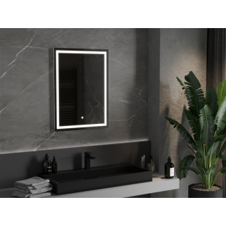 Mexen Miko osvetlené kúpeľňové zrkadlo 60 x 80 cm, LED 6000K, proti pare - 9819-060-080-611-00