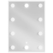 Mexen Dona osvetlené kúpeľňové zrkadlo 50 x 70 cm, LED 6000K, proti zaparovaniu - 9818-050-070-611-00