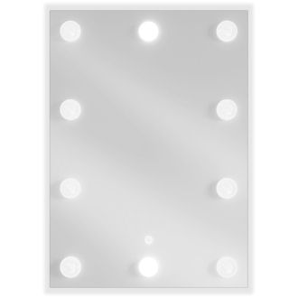 Mexen Dona osvetlené kúpeľňové zrkadlo 50 x 70 cm, LED 6000K, proti zaparovaniu - 9818-050-070-611-00