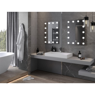 Mexen Dona osvetlené kúpeľňové zrkadlo 60 x 80 cm, LED 6000K, proti pare - 9818-060-080-611-00