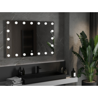 Mexen Dona osvetlené kúpeľňové zrkadlo 120 x 80 cm, LED 6000K, proti pare - 9818-120-080-611-00