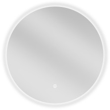 Mexen Erg osvetlené kúpeľňové zrkadlo, okrúhle 50 cm, LED 6000K, proti zaparovaniu - 9823-050-050-611-00