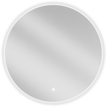 Mexen Erg osvetlené kúpeľňové zrkadlo, okrúhle 70 cm, LED 6000K, proti zaparovaniu - 9823-070-070-611-00