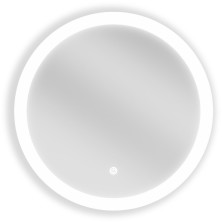 Mexen Oro osvetlené kúpeľňové zrkadlo, okrúhle 50 cm, LED 6000K, proti zaparovaniu - 9824-050-050-611-00